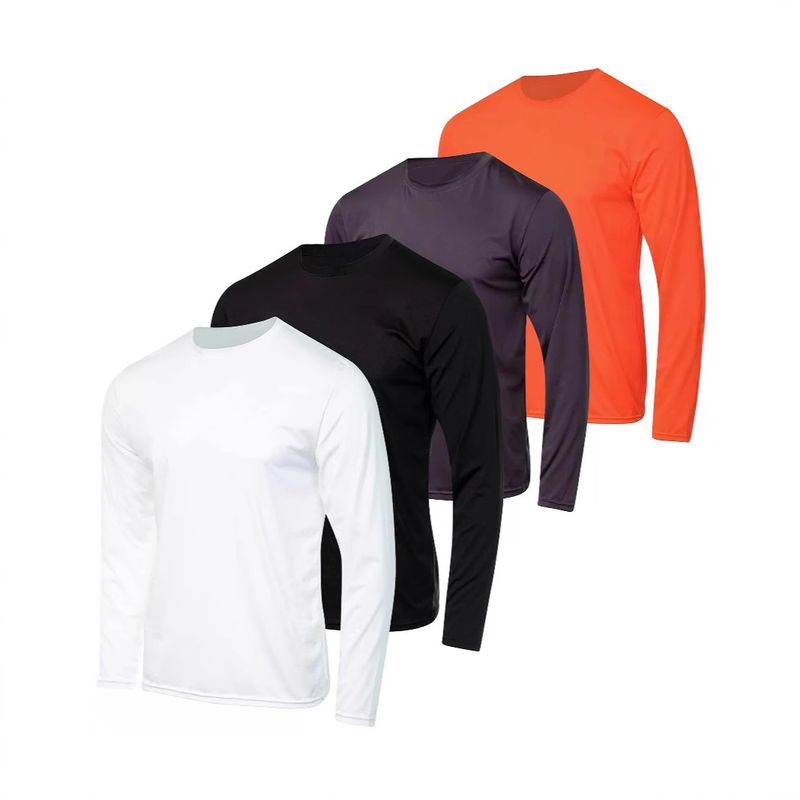 Unbeatable Quality 2025 Spring New Casual Round Neck Long Sleeve Men's Quick Drying Breathable Top_voghion.com