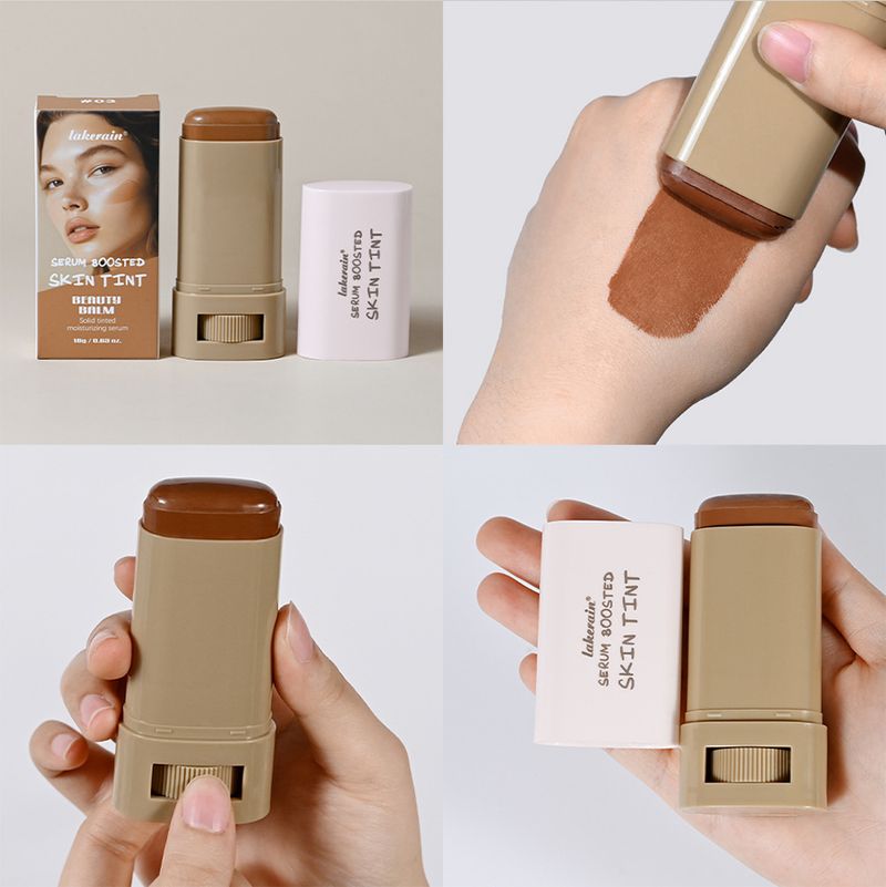 Lakerain Multi-Color Solid Essence Stick Natural Fit Complexion Blush Contour Beauty Stick Long-Lasting Moisturizing Formula For All Skin Types_voghion.com