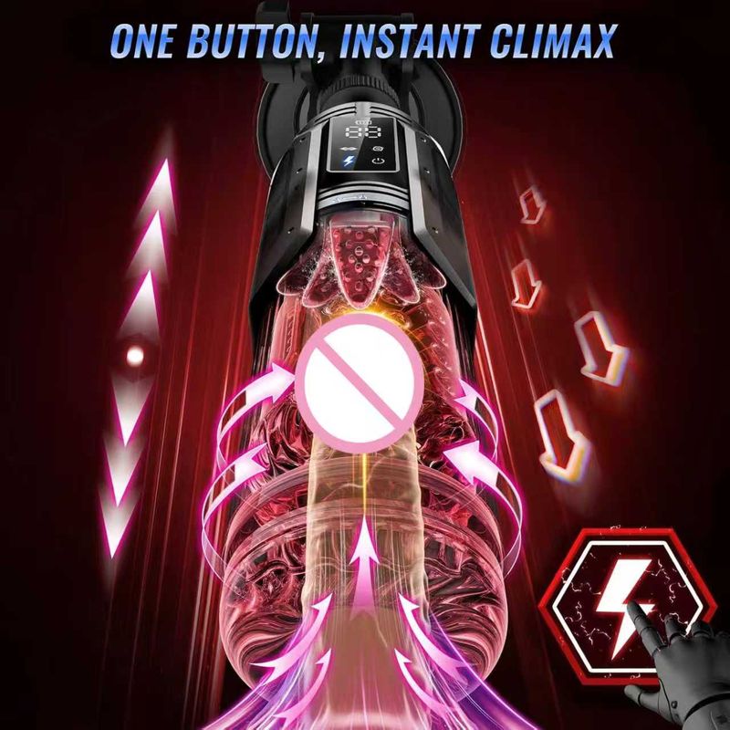 APP LED Automatic Male Masturbator Cup 7 Sucking Rotating Licking Thusting Modes Pocket Pussy Stroker Blowjob Sex Toys_voghion.com