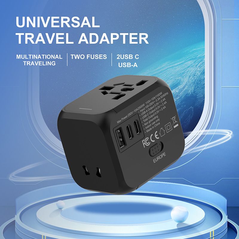 syct Multifunctional Adapter Converter Socket UK AU EU US Plug 176N Travel Charger_voghion.com