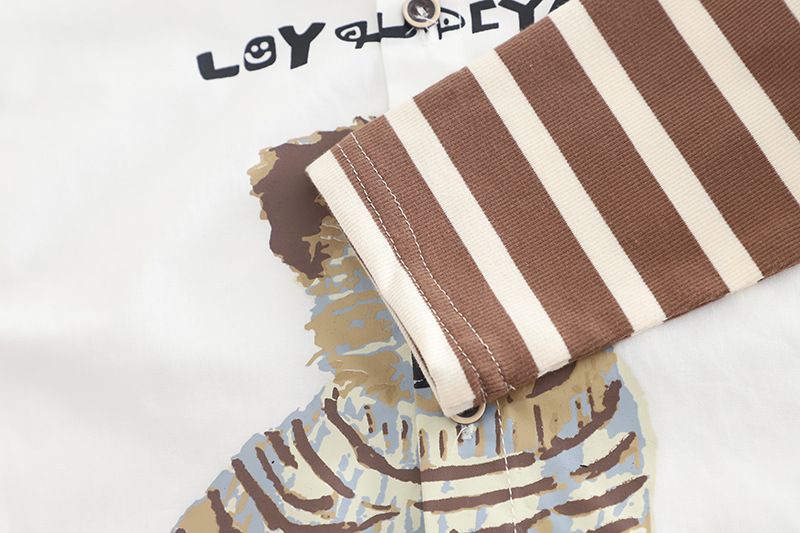 Abbigliamento per bambini primavera e autunno 2025, edizione coreana, camicia per cani, felpa con cappuccio, manica lunga, due pezzi, stile western_voghion.com