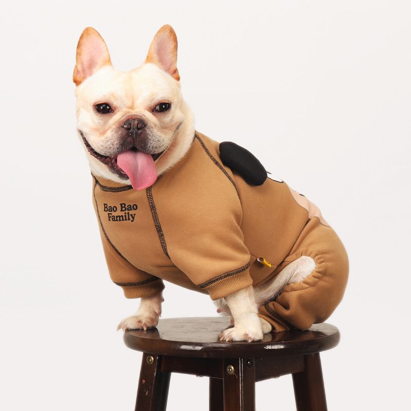 Vestiti per cani carini a quattro zampe, in pile invernale, caldi, per animali domestici, Schnauzer, Francese, Teddy, Bichon, Bulldog_voghion.com