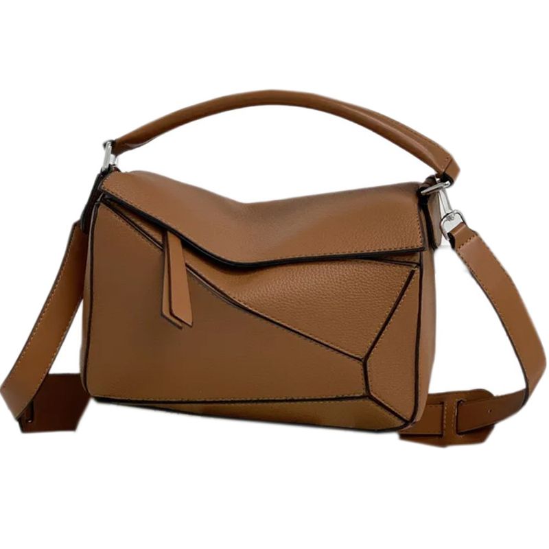 Puzzle Geometry Mini Fashion Versatile Pillow Bag Large Capacity Underarm Shoulder Crossbody Bag_voghion.com