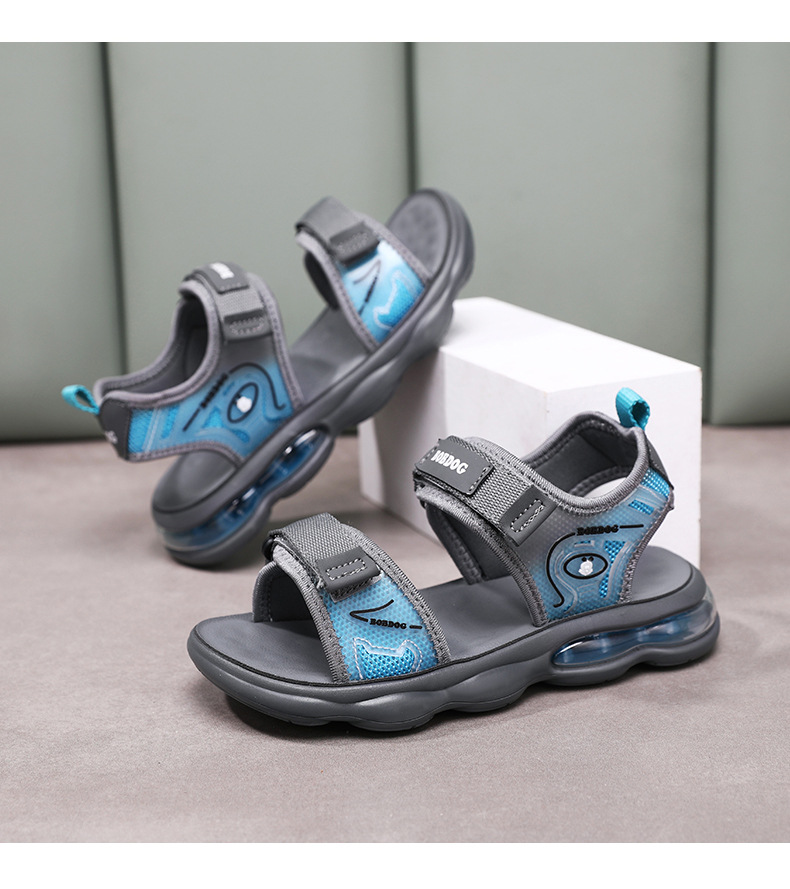 Mother&Kids Boys' shoes Summer light cushioned beach shoes for kids with soft soles open-toed sandals for kids_voghion.com