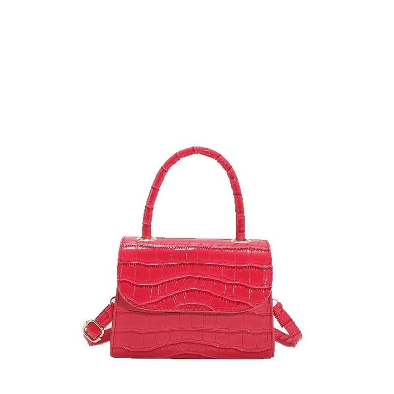 Borsa a tracolla da donna di alta qualità, versatile, in pelle di coccodrillo, in vera pelle, all'ingrosso, con design di nicchia, da donna_voghion.com