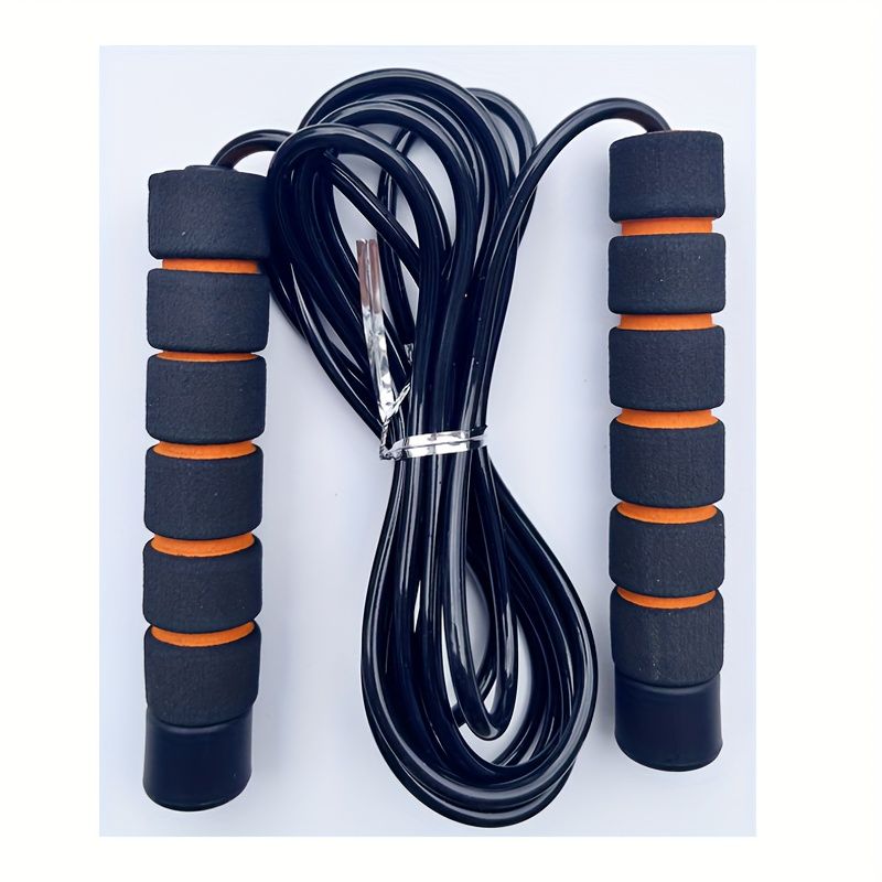 1/2 Adjustable Non-slip Foam Handle Skipping Rope, Suitable For Men's And Women's Sports Training_voghion.com