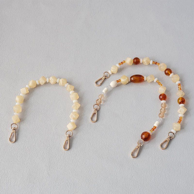 Gioielli in acrilico, moda, braccialetti con perline, accessori, tracolla per telefono, tracolla in resina, catena per borsa_voghion.com
