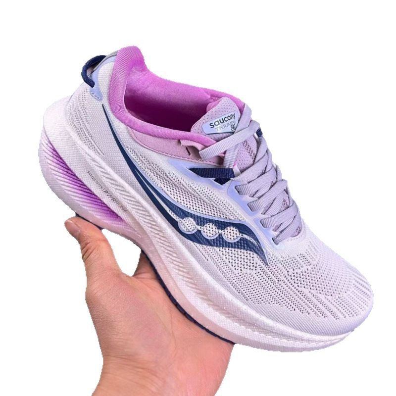 Saucony Victory 21 Thick-Soled Land Speed Shark Couple Racing Running Sports Shoes For Men And Women_voghion.com