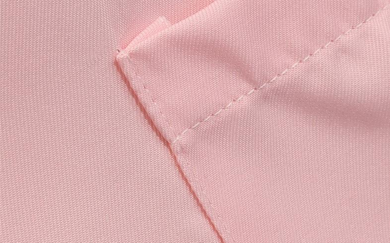 Vår og høst dameklær langermet ensfarget lomme cardigan liten blazer_voghion.com