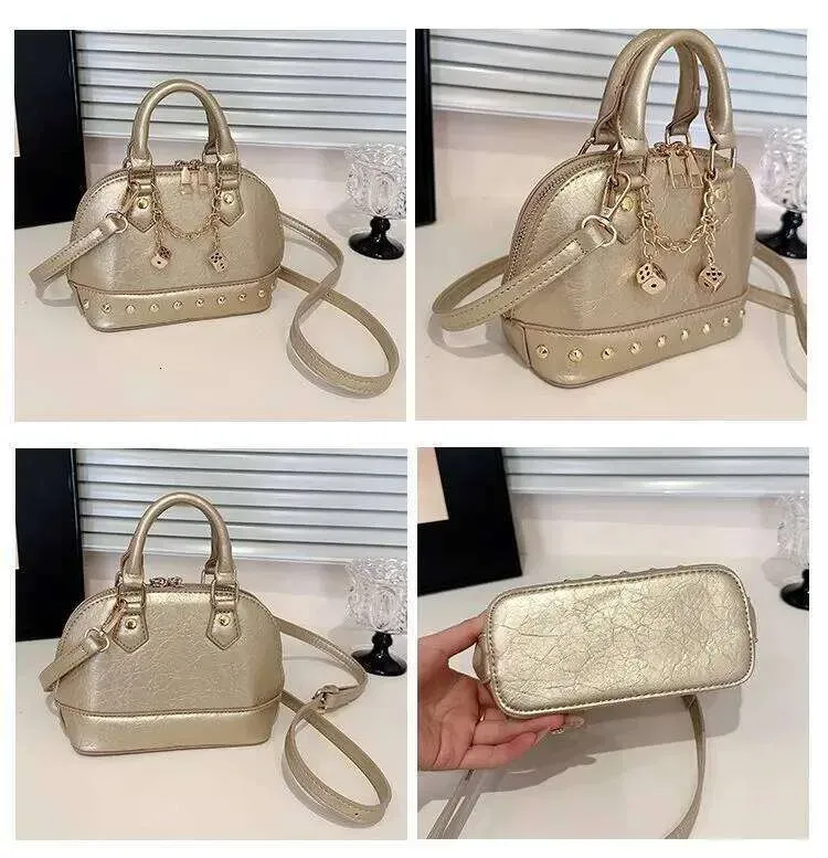 Borsa a tracolla da donna con tracolla staccabile, in stile europeo, con texture a conchiglia, da giorno e da sera, essenziale per l'ufficio_voghion.com