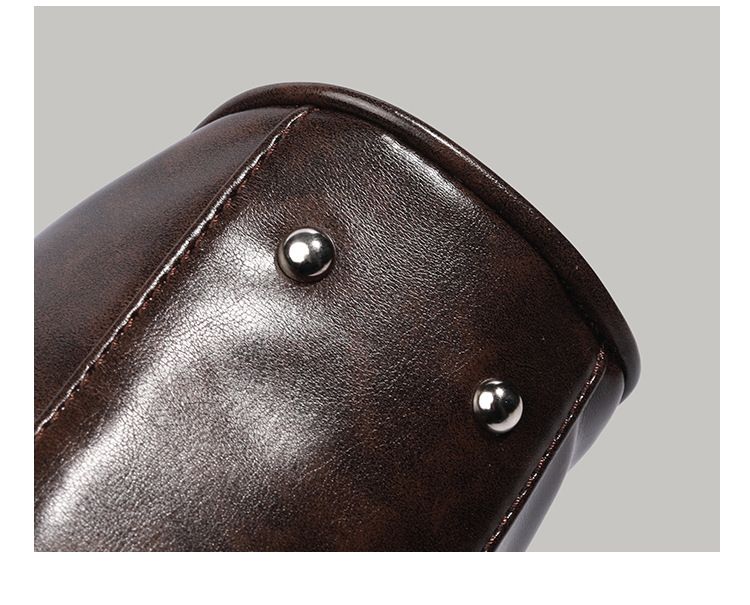 Trendy Vintage-Inspired Shoulder Bag - Stylish Crossbody Handbag For Women With Magnetic Closure & Inner Zipper Pocket, Medium Size_voghion.com