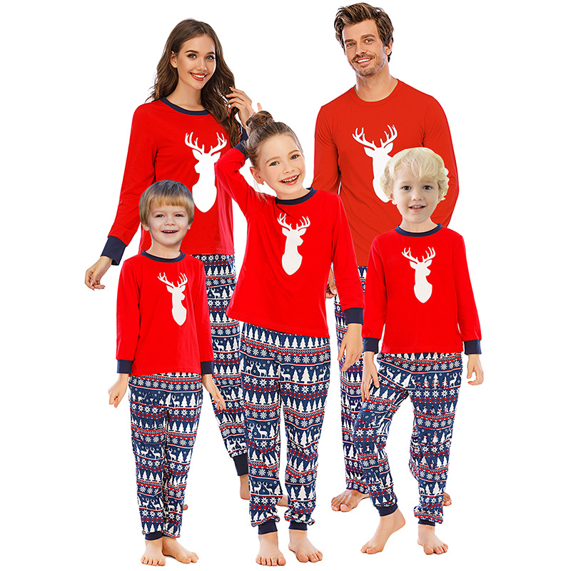 Christmas Style 2025 Spring/Summer New Women's Loose Homewear Pajamas Long Sleeve Set_voghion.com