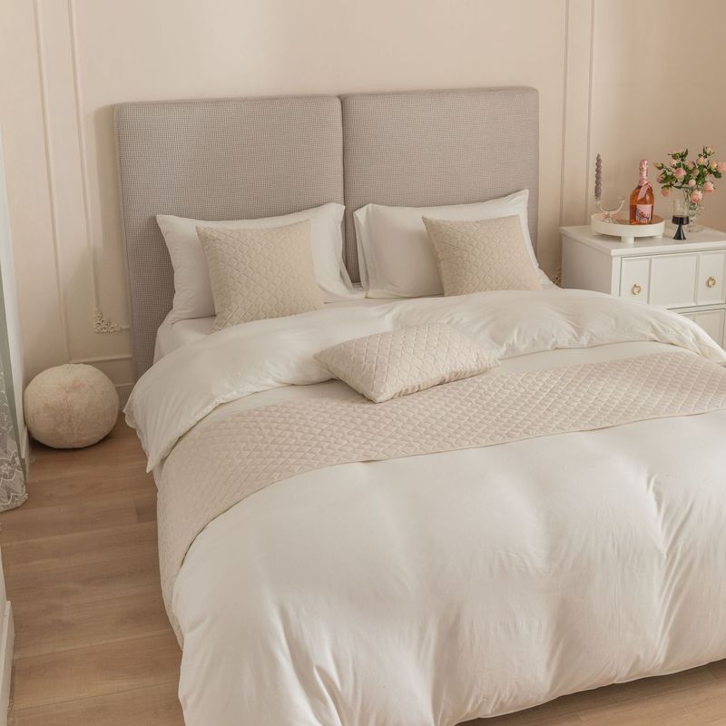 Semplice modello olandese in velluto ultrasonico a rombi per hotel, hotel, casa, letto, asciugamano, bandiera_voghion.com