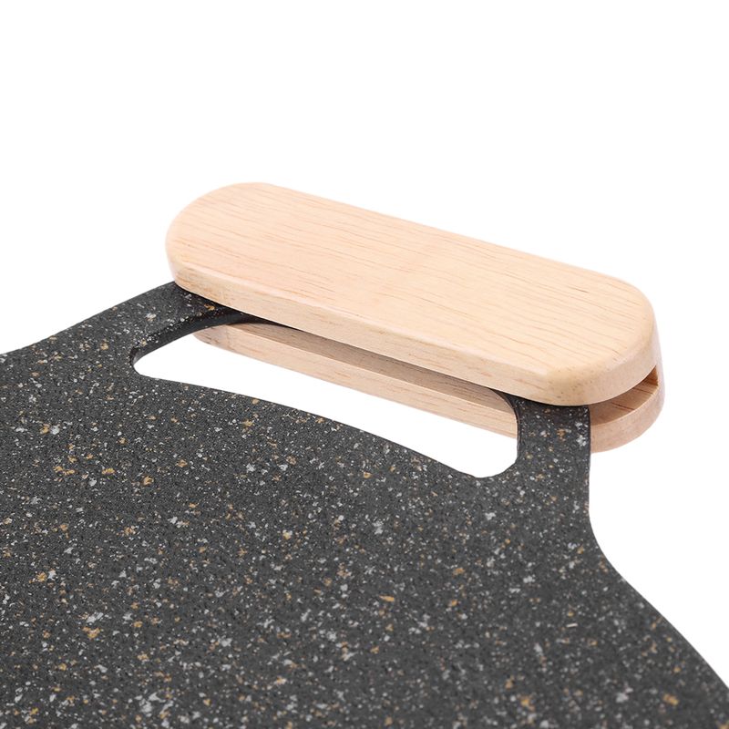 Manico per padella per barbecue in legno massello, anti-scottatura, 2 pezzi, manico isolato, resistente al calore, per pentole, padella per salsa, padella per grigliare_voghion.com