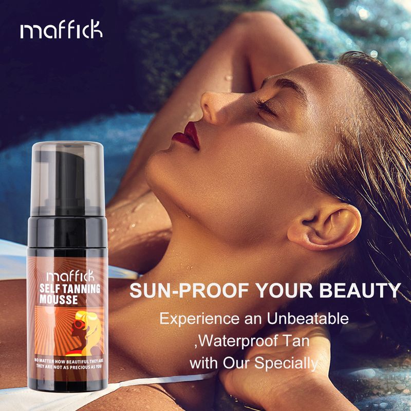 Scrub e trattamenti per il corpo Maffick Tanning Mousse Bubble Bronze Sun Free Sunbathing Sun Boosting Spot_voghion.com