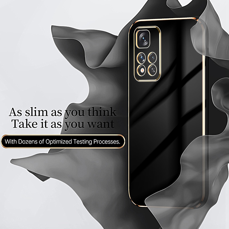 Custodia per telefono quadrata di lusso per Xiaomi Redmi note 11 t 9 10 pro max plus 10s Cover per Redmi 10 10t 9_voghion.com