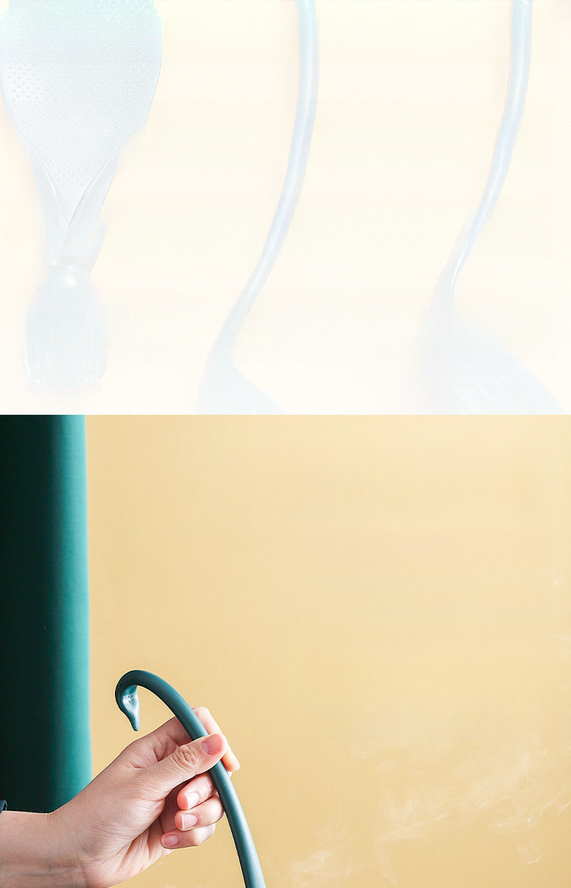 Long Handle Standing Swan Porridge Household Japanese Style Cute Large Soup Serving Spoon Plastic_voghion.com