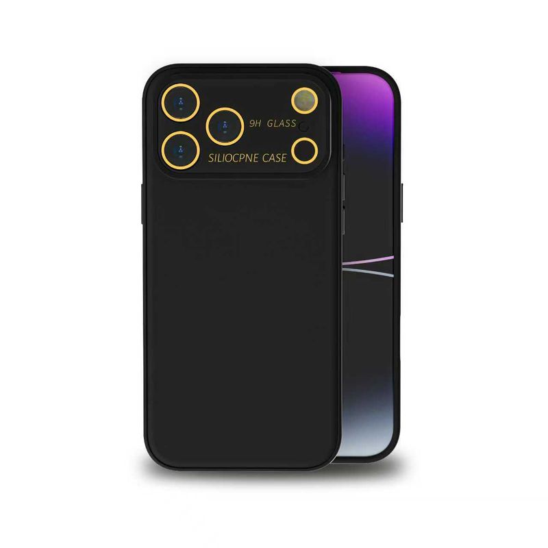 Compatible With IPhone 17 Pro Max PC Feel Matte Anti-Collision Strip Sticker IPhone Case_voghion.com