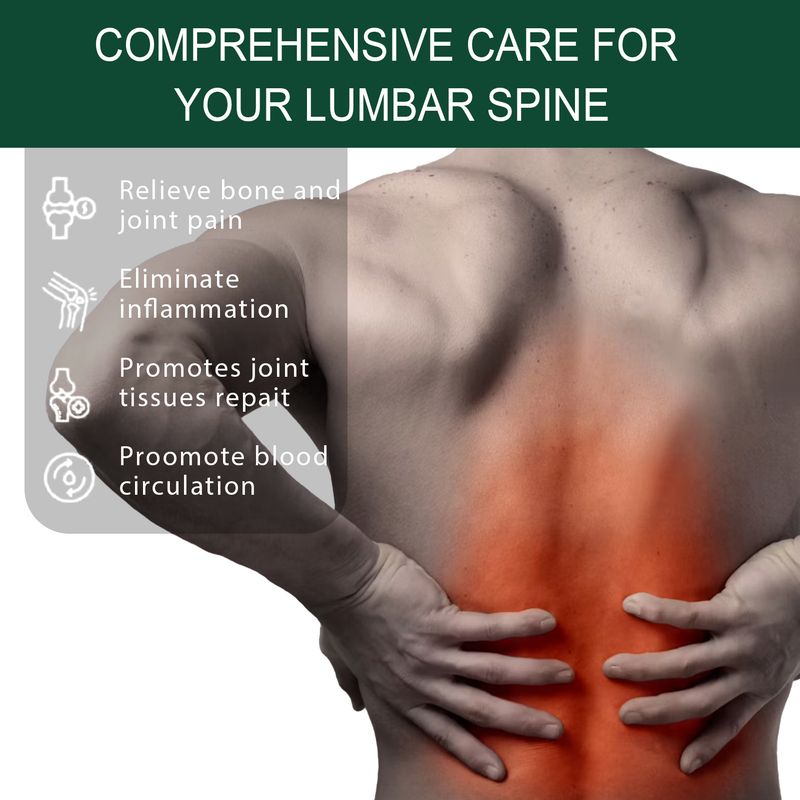 XIMONTH Artemisia Argyi Lumbar Patch Relieves Sitting Pain And Lumbar Massage Care To Activate Tendons And Bones_voghion.com