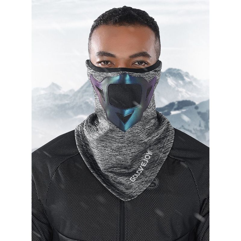 Masque d'oreille coupe-vent chaud pour cyclisme en plein air, hiver, moto, chauffe-visage complet_voghion.com