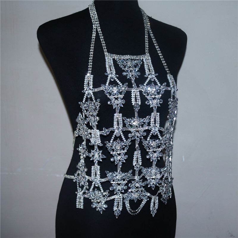 Lanț de corp sexy, de lux, cu zirconiu, pentru piept, club de noapte, dans, bijuterii, vânzare fierbinte, accesorii_voghion.com