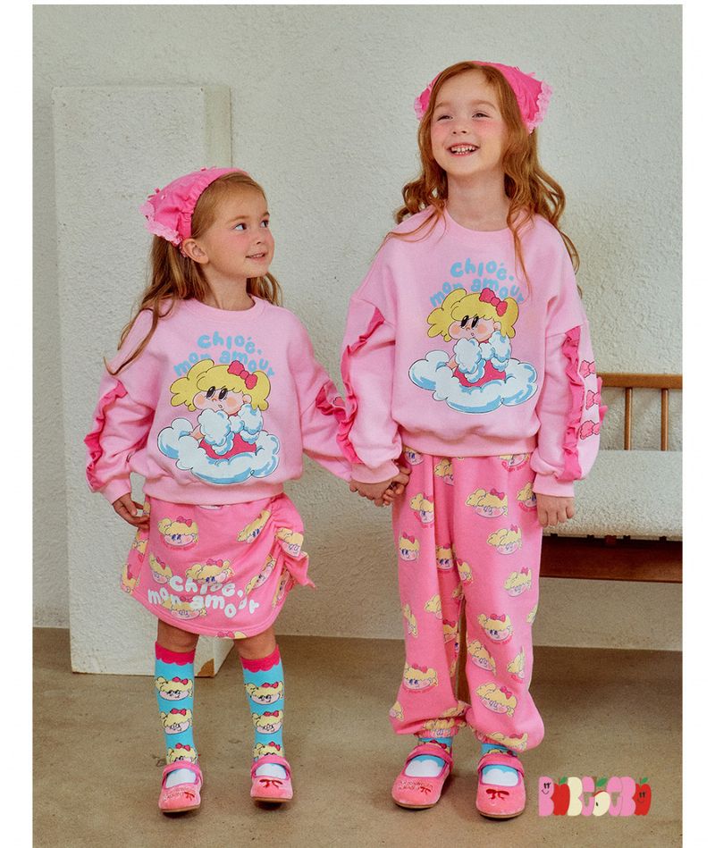 Nuovi prodotti Ps Magliette per bambini in versione coreana, con stampa di cartoni animati e felpa in velluto per bambine_voghion.com