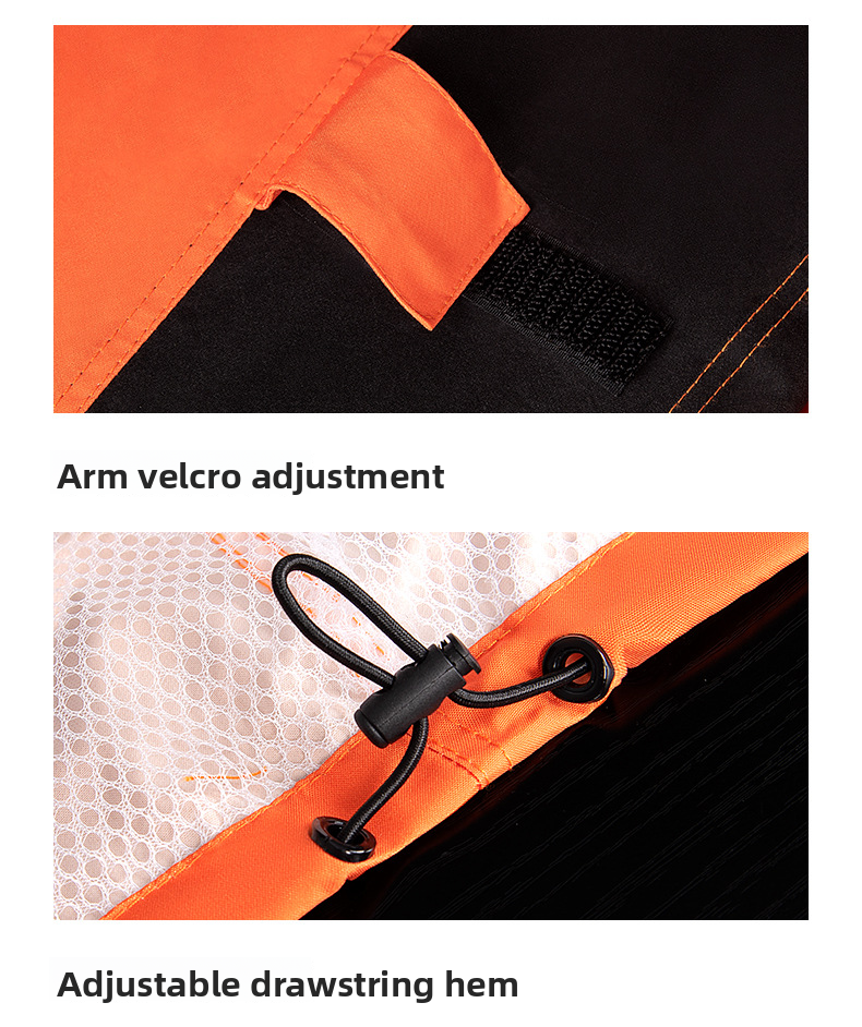 SULAITE Motorcycle And Rain Set Outdoor Riding Full Body Split Raincoat Pants With Hidden Shoe Covers_voghion.com