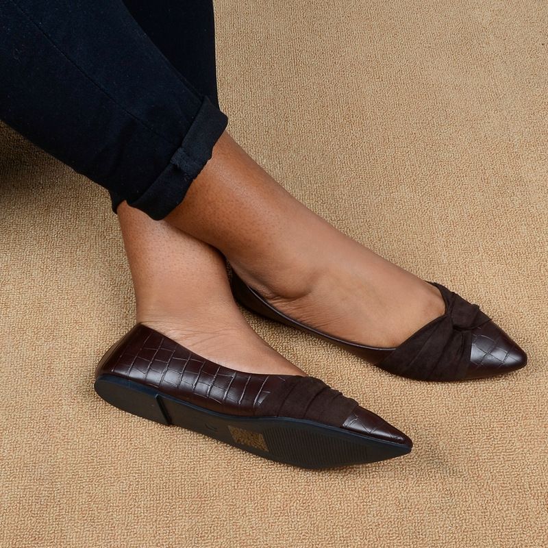 Scarpe da donna con punta francese, traspiranti, con suola piatta, per la primavera e l'autunno_voghion.com
