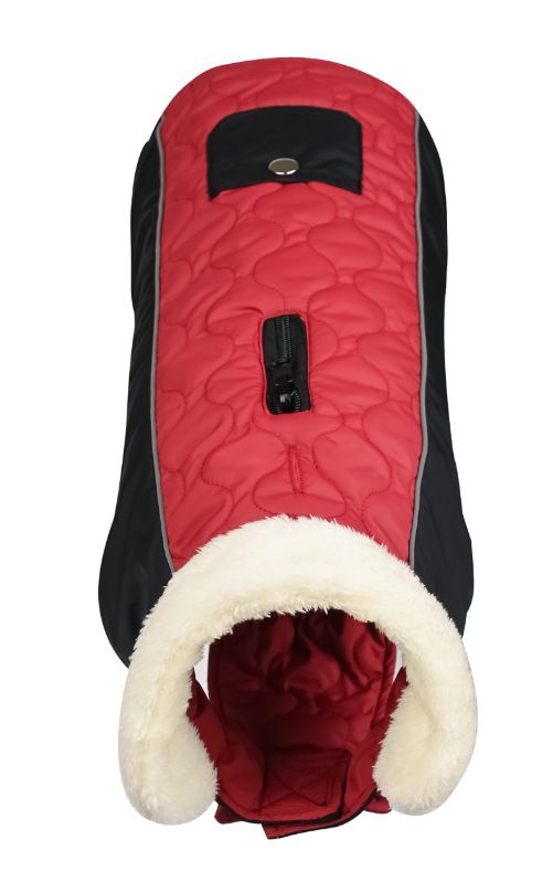 Pocket new pet clothes autumn and winter dog clothes vest cotton coat double sided wearable dog clothes coat clothing_voghion.com