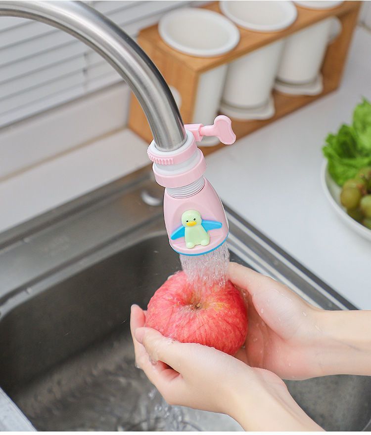 Cartoon Penguin Purifier Extender Huishoudelijke Keukenkraan Universele Spatbescherming Kraanwaterfilter_voghion.com