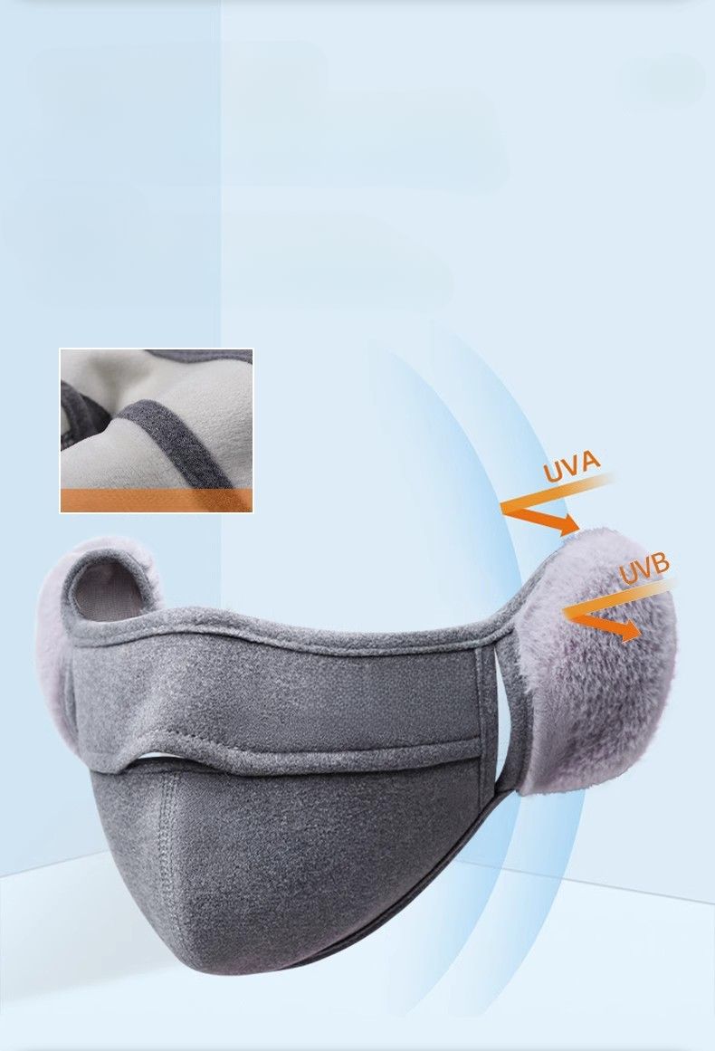 Warm Mask With High-Value Women's Cycling Mask, Autumn Winter Cold-Pro, Fleece-Lined, Ear And Face Protection,_voghion.com