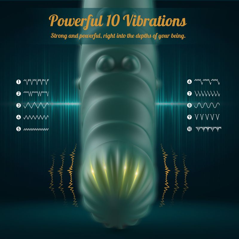 Alsi Vibrator, Two-way Bead Rolling And Retractable Vibrator, Sex Toy, Female Electric In Body Sex Toy, And Masturbator_voghion.com