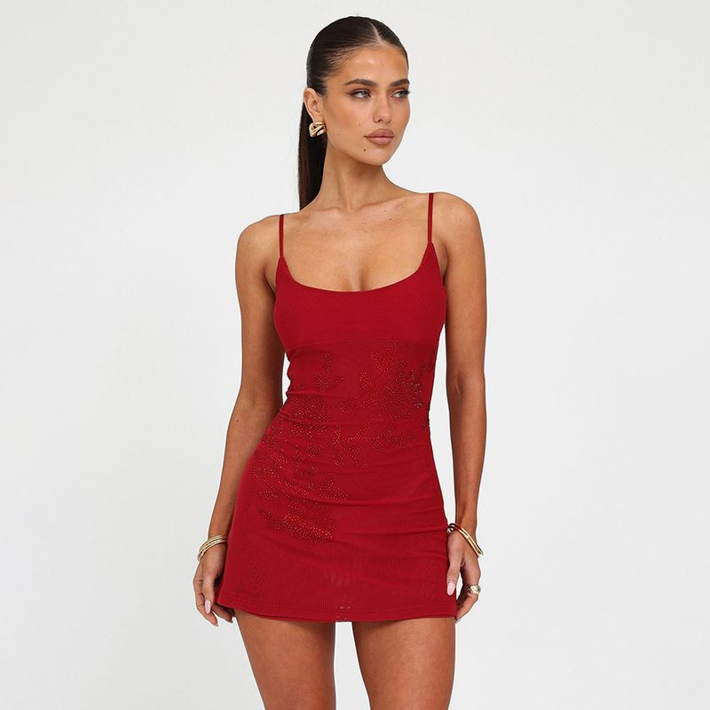 Animal Print Sleeveless Round Neck Midi Summer Affordable Button Zipper Printed Solid Comfortable Wrinkle Gown Outfit_voghion.com