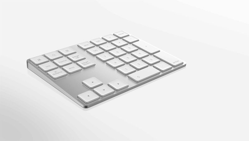 Bluetooth Numeric Keypad For Iphone Huawei Desktop And Notebook Computer Office Accounting Wireless Keyboard_voghion.com