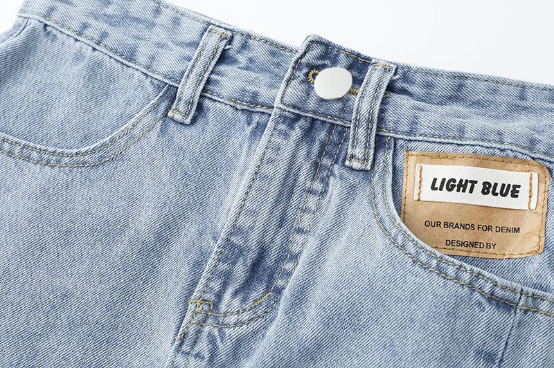 Women's Clothing High Waist Petite Side Slit Denim Skirt Women's Summer 2021 New Slim Mid Length Hip Wrapped A Line Skirt Trend_voghion.com