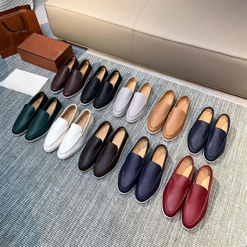 L Herren-Loafer aus echtem Leder, ein Fuß, britischer Einzelschuh für Frühling und Herbst, bequeme Passform, Paarschuhe mit flachem Boden_voghion.com