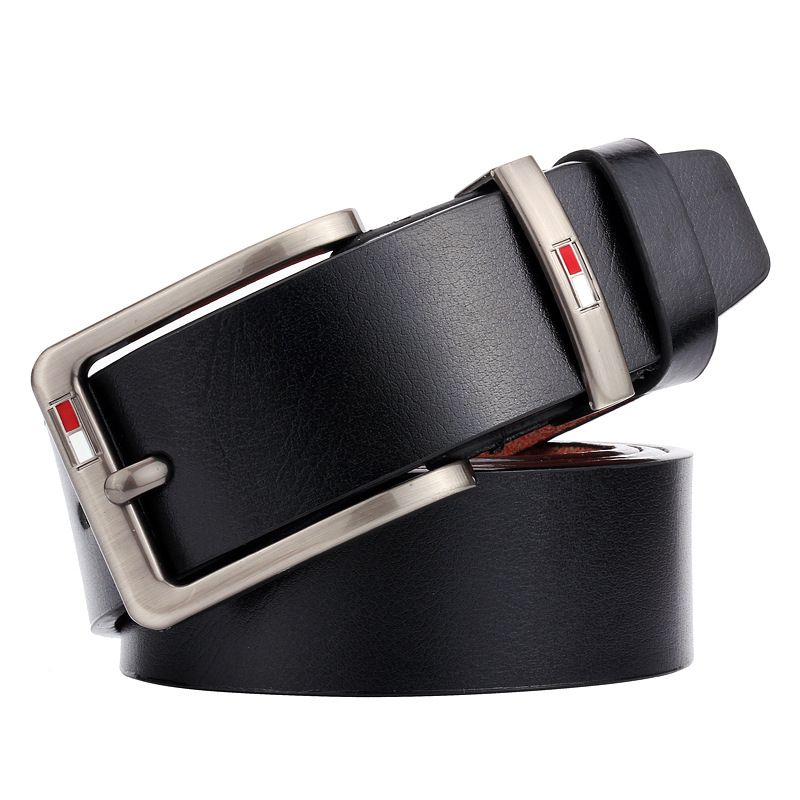 VOOTHOST Neue herren Gürtel Legierung Pin Schnalle Casual Jeans Gürtel Männlichen Alle-spiel Leder Formale Business Designer Bund f0045_voghion.com