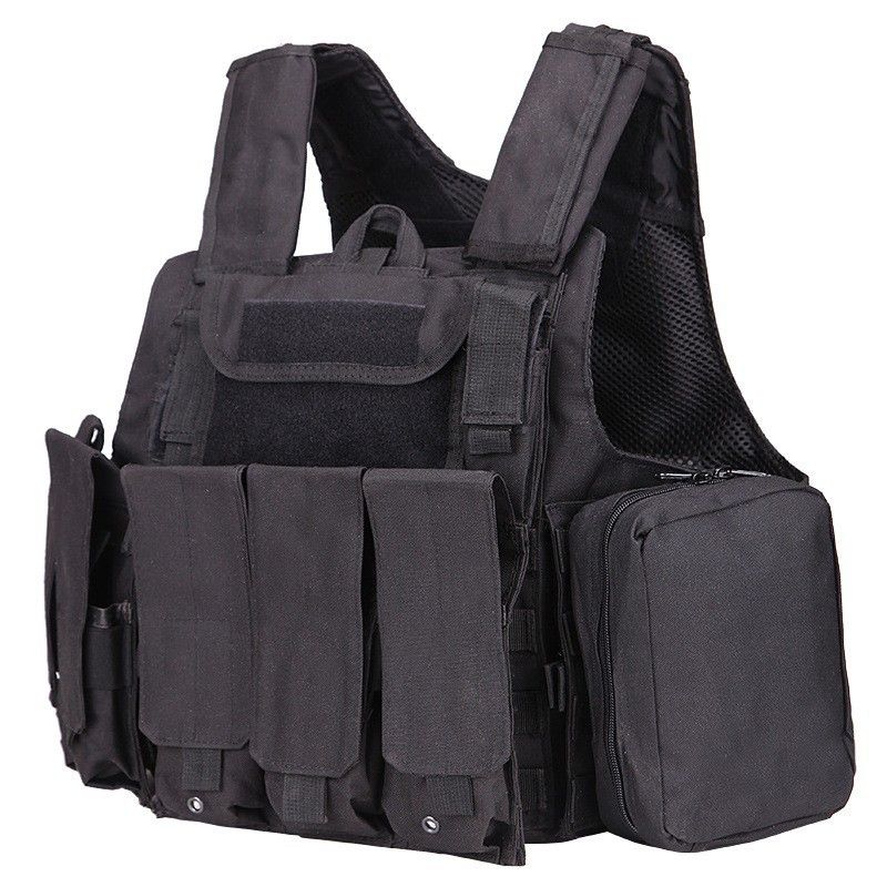 Herren Taschen Spot Großhandel Weste Black Hawk Schutzweste Echte CS Trainingsausrüstung Achtteilige Weste_voghion.com