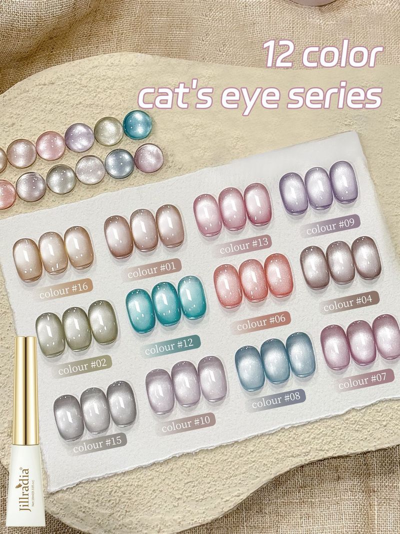 Nagelkleber Katzenaugen-Nagellack Neuer beliebter lila Katzenaugen-Nagellack für Nagelstudios_voghion.com