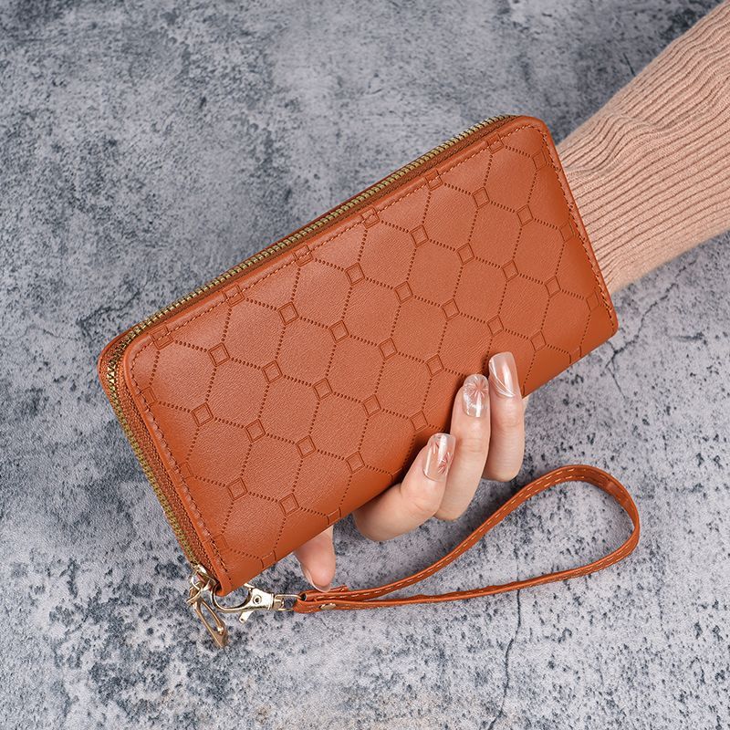 Nueva billetera estilo coreano, linda billetera larga para monedas, gran capacidad, para mujer, con múltiples ranuras para tarjetas_voghion.com