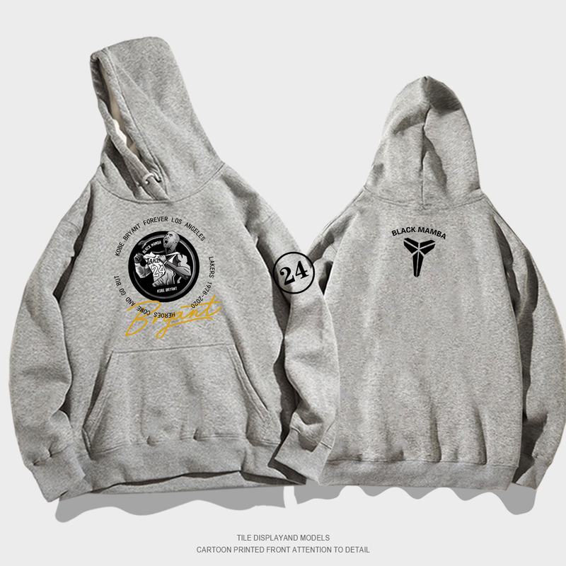 Kobe Memorial Hoodie Men's Women's Spring And Autumn Trendy Brand Mamba Spirit Basketball Spos Loose Coat Training_voghion.com