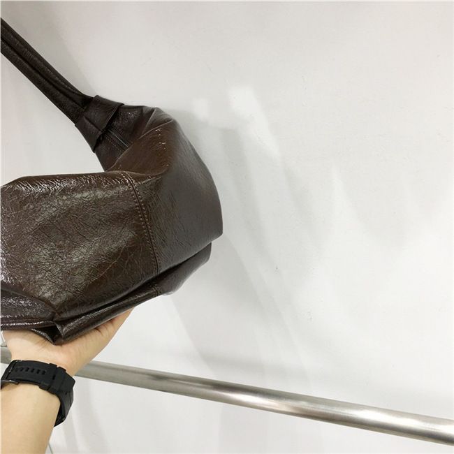 Borsa a tracolla monospalla casual, versatile e pigra, in morbida pelle, grande capacità, stile coreano Instagram_voghion.com