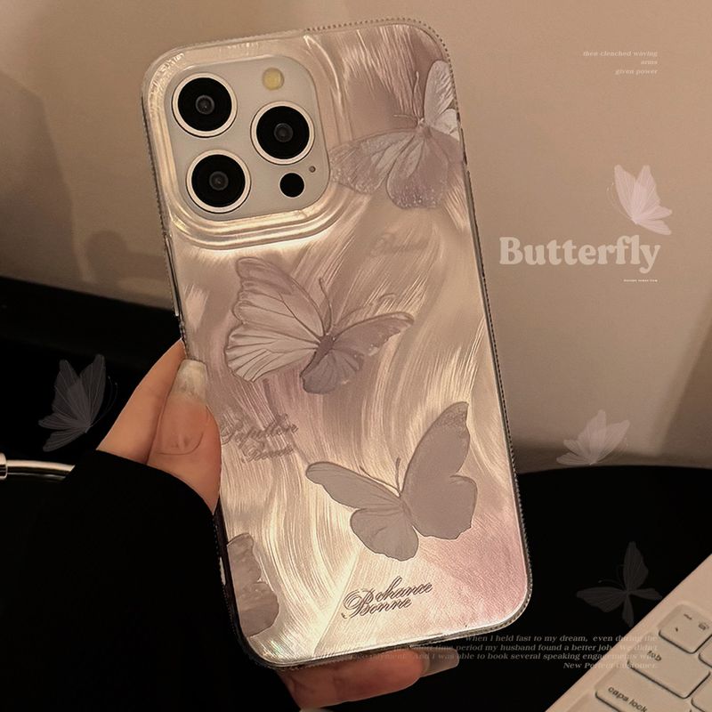 La funda para teléfono móvil con lunares negros y hilo de plumas es adecuada para iPhone 14, 15, Promax, ligero y avanzado iPhone 13, anticaídas y humedad 12_voghion.com