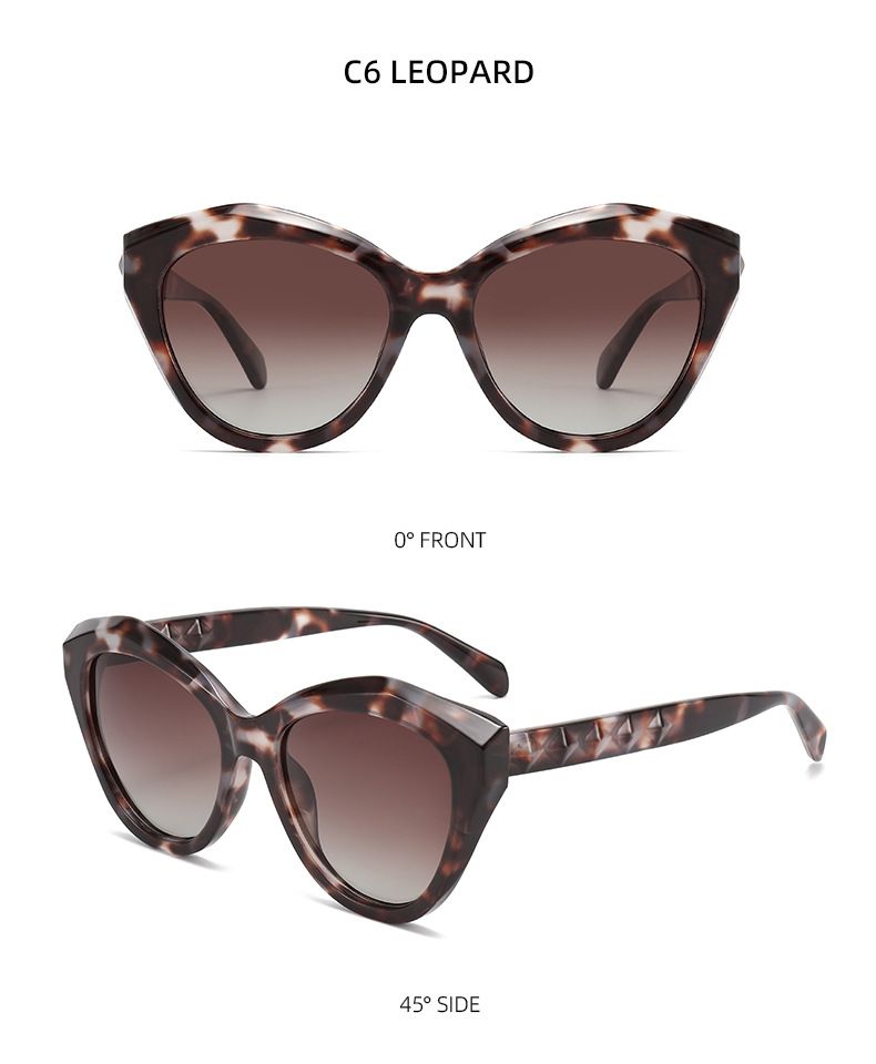 Polarisierte Cat-Eye-Sonnenbrille, diamantförmige Sonnenbrille für Damen mit High-End-Look und schmalem Gesicht, polarisierte Sonnenbrille T1260_voghion.com