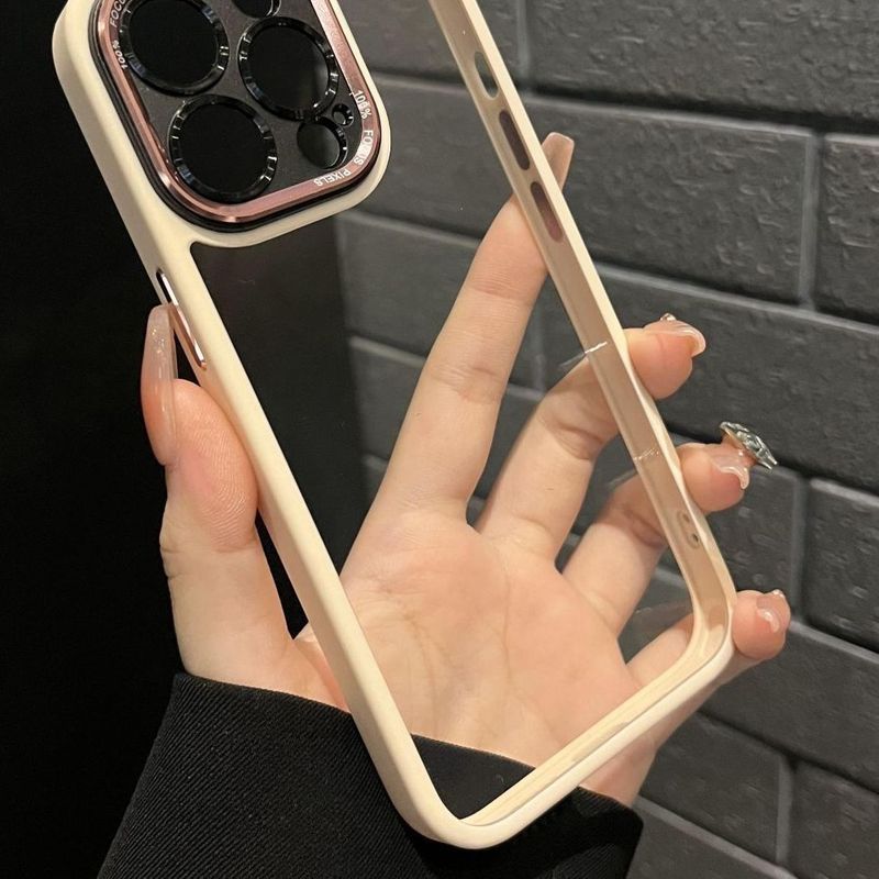 Zelen kovinski ovitek z ogledalom, odporen proti umazaniji in padcem za iPhone 13, moški in ženski model_voghion.com