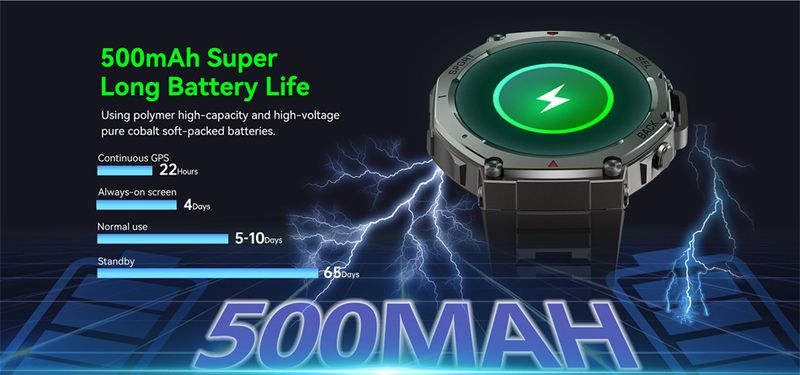 Cross-border New DM58/DM56 Smart Outdoor GPS Sports Tracker 1.43inch Amoled Screen Watch_voghion.com