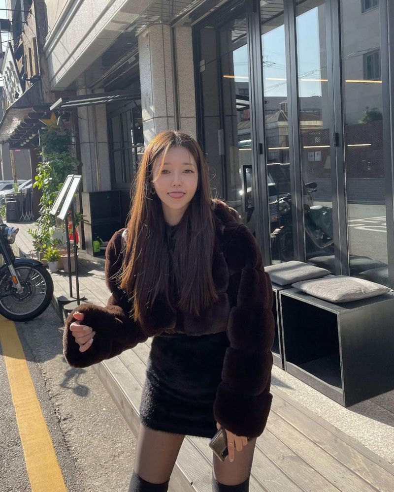 Damenbekleidung Wintermantel im französischen Stil aus Kunstnerz, verdickt, warm, modisch, flauschiger Kaninchenfellmantel mit Kapuze_voghion.com