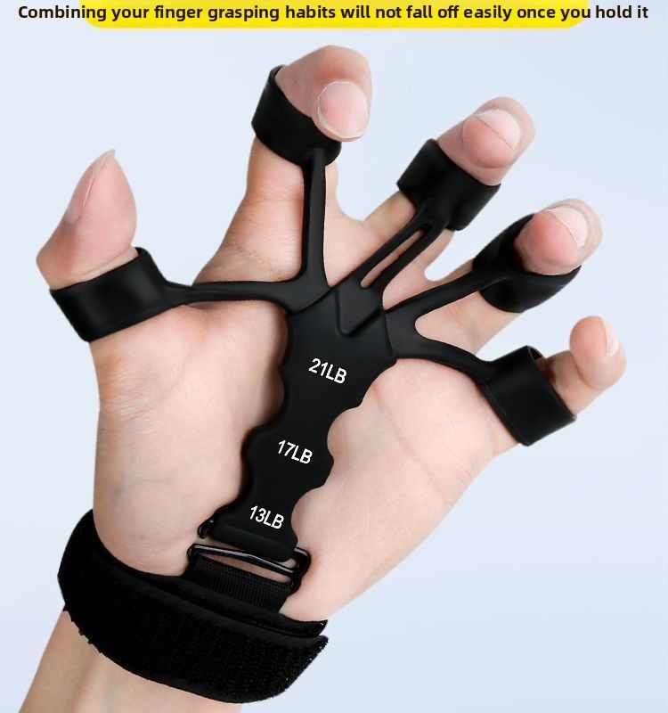 Kirin Trainer Five Puller, attrezzo per rafforzare la presa delle vene, per esercizi di forza di polso, braccio e dita_voghion.com