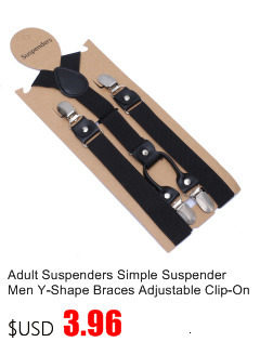New Man's Suspenders Real Leather 6 Button Brace Strap Fashion suspensorio Adjustable Ligas Tirantes 3.5*120cm without box_voghion.com