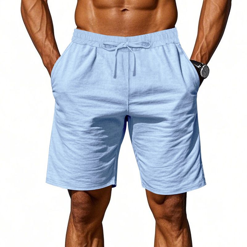 Camicia da spiaggia a maniche lunghe, semplice, traspirante, in lino, casual e ampia, da uomo, stile hawaiano, stile transfrontaliero americano._voghion.com